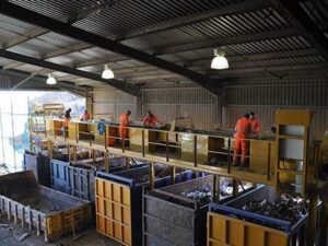 Portland Stone New Picking Line Recycling